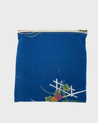 Square Pouch / Indigo Garden