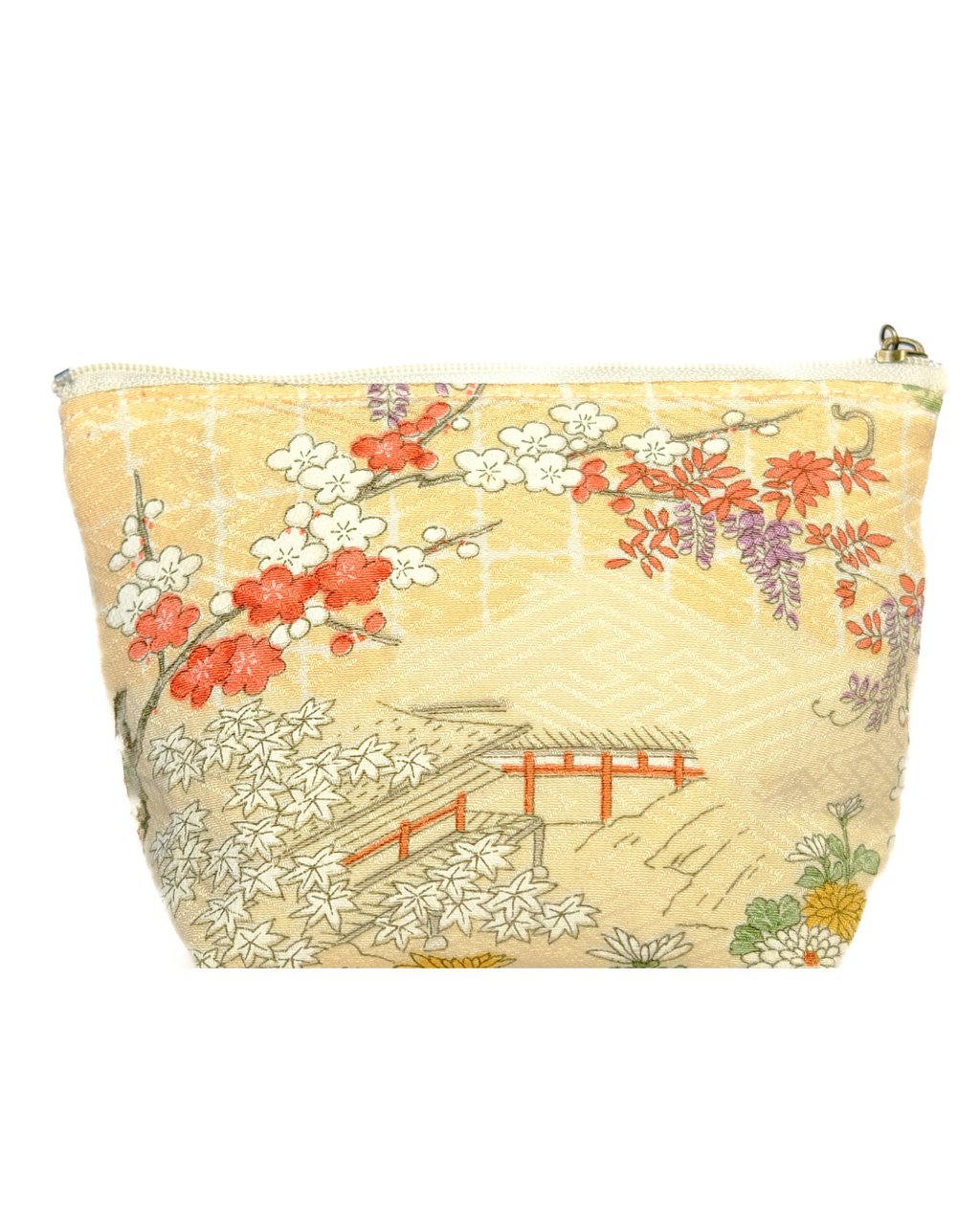 Classic Pouch / White floral