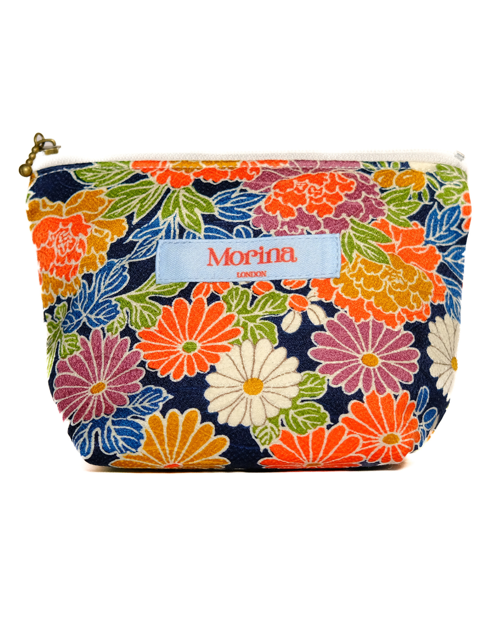 Classic Pouch / Navy floral