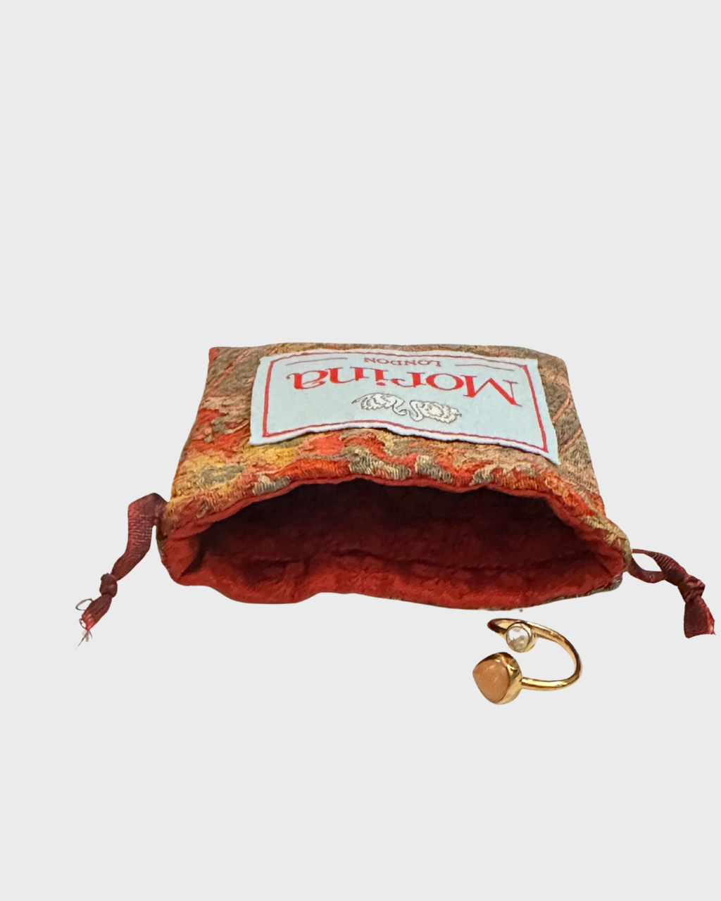 Petit Kinchaku Pouch / Red