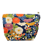 Classic Pouch / Navy floral