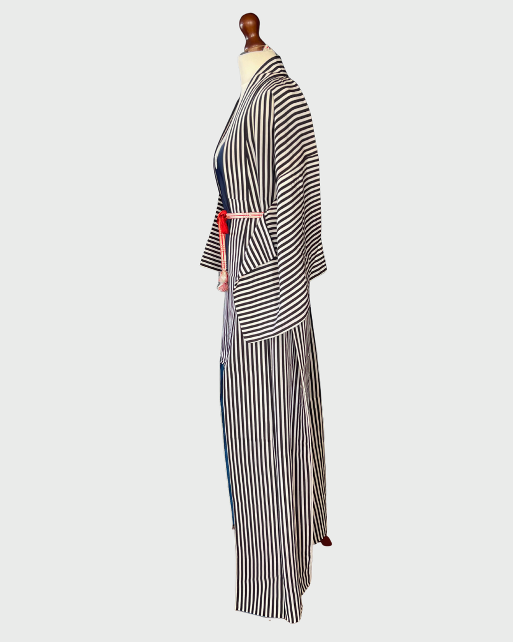 Stripe Kimono Gown