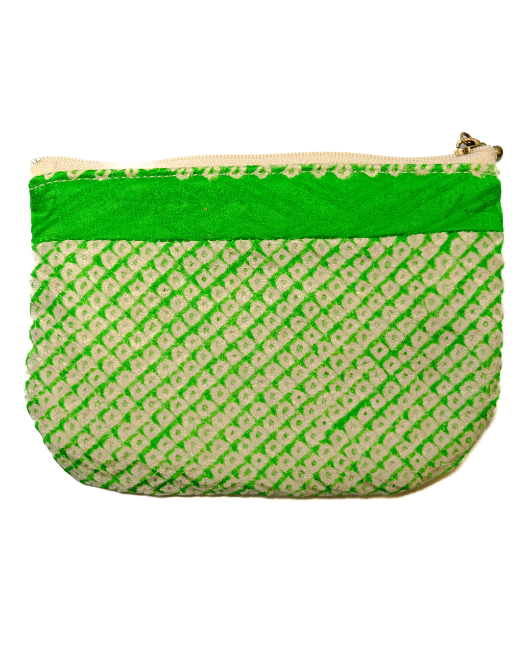 Patchwork Pouch / Green Matcha