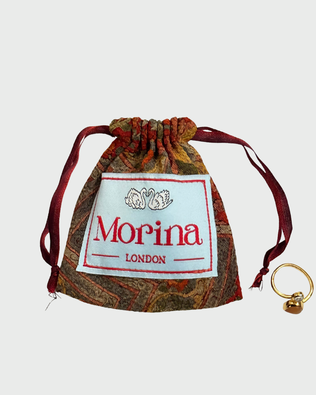 Petito Kinchaku Pouch / Vintage wine