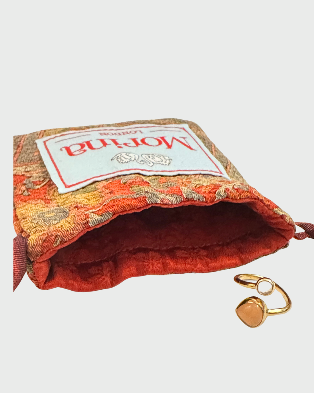 Petito Kinchaku Pouch / Vintage wine