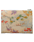 Flat Pouch / White floral
