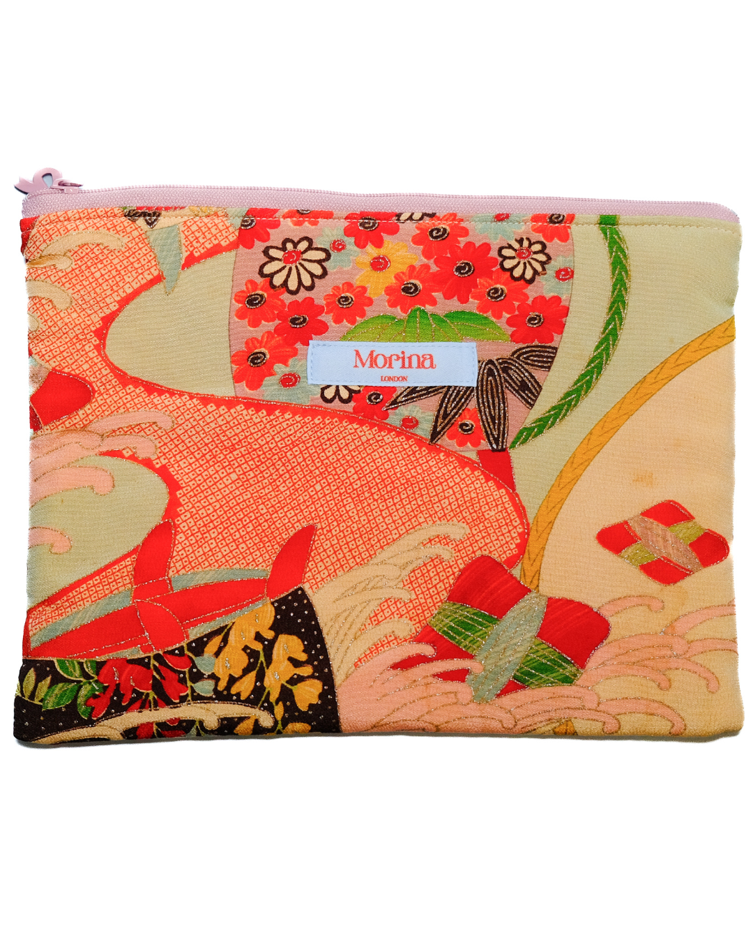 Flat Pouch / Crane Red