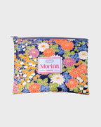 Slim Pouch / Navy Floral