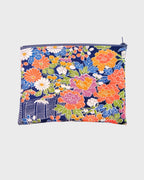 Slim Pouch / Navy Floral