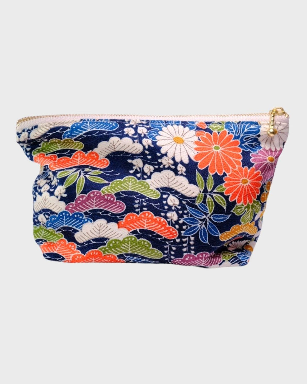 Classic Pouch / Navy Floral