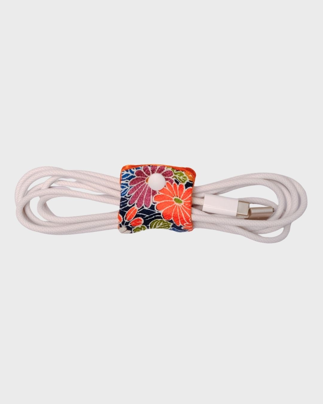 Cable Keeper / Navy Floral
