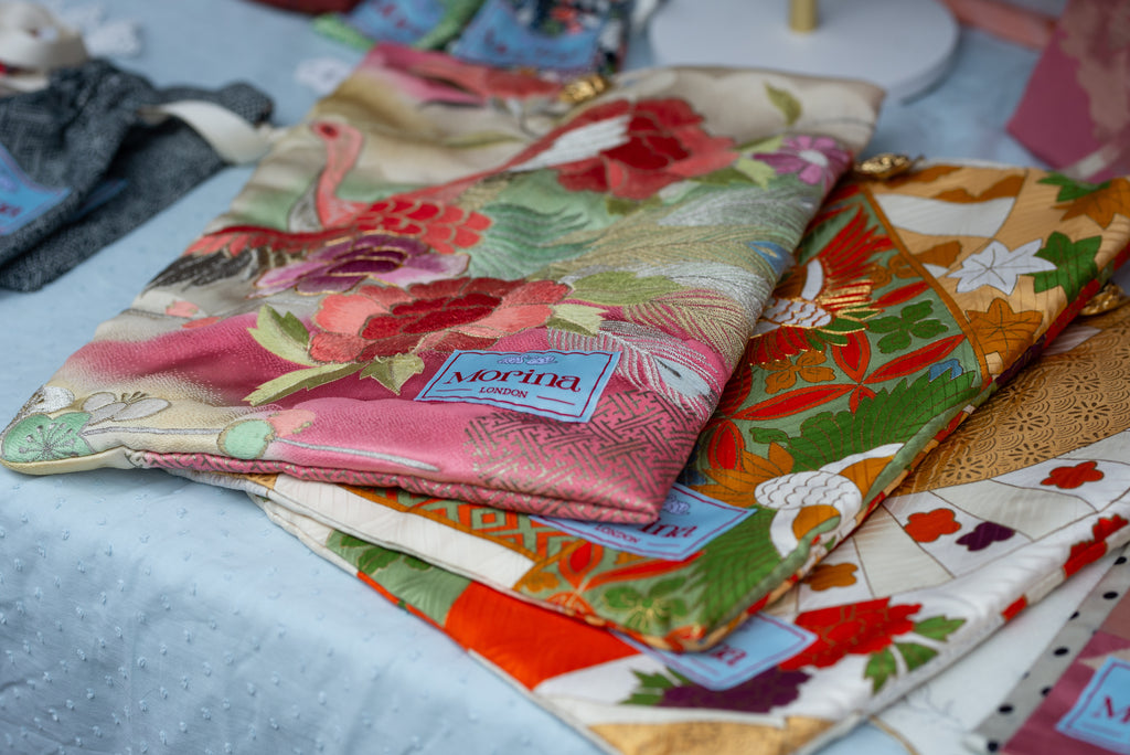 Laptop sleeve / Golden Crane