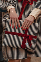 Laptop sleeve / Holiday Stripe