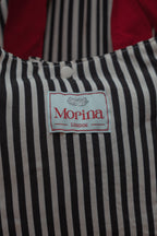 Kimono Ribbon Bag  / Holiday Stripe