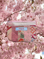 Patchwork Pouch / Pink blossoms